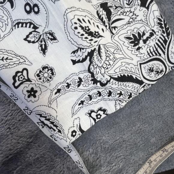 Silk Club Collection Pants Womens 8 Linen Floral High Rise Pockets Lined - Picture 3 of 8